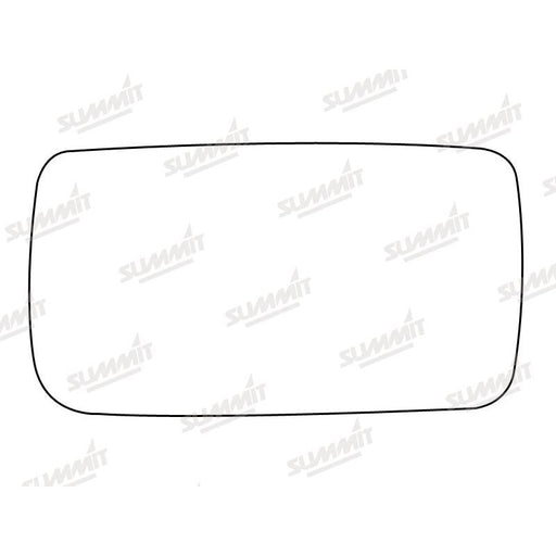 Summit Stick-On Standard Mirror Glass fits Ford Escort Estate Orion LHS - Summit Shop