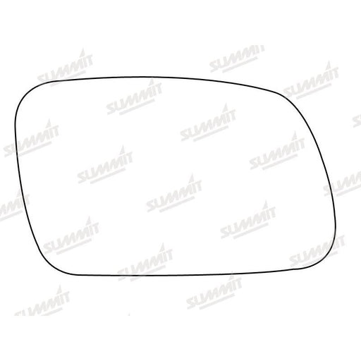 Summit Stick-On Standard Mirror Glass fits Peugeot 307 RHS - Summit Shop