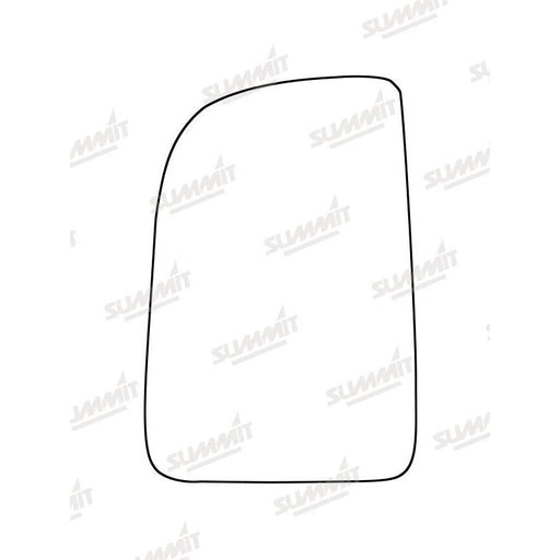Summit Heated Base Plate With Commercial Mirror Glass fits Mercedes Sprinter 18 on LHS (Suitable for short arm mirrors) - Summit Shop