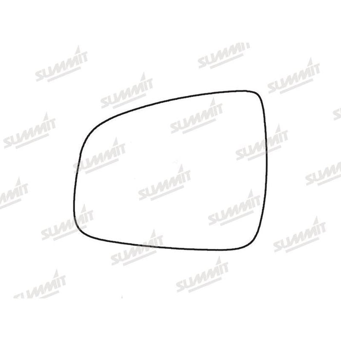 Summit Stick-On Standard Mirror Glass fits Dacia Logan Sandero 08 on LHS - Summit Shop