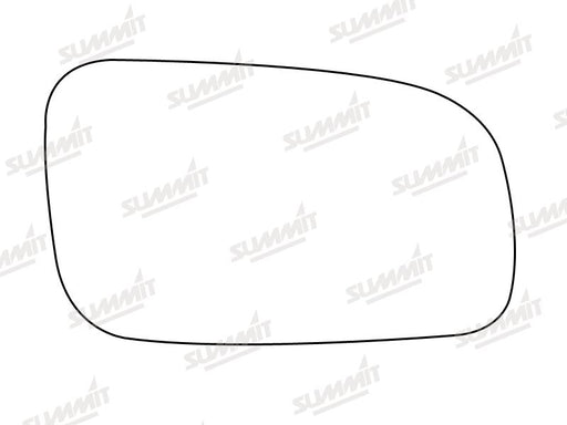 Summit Stick-On Standard Mirror Glass fits VW Lupo 01 to 05 RHS - Summit Shop