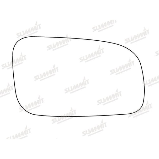 Summit Stick-On Standard Mirror Glass fits VW Lupo 01 to 05 RHS - Summit Shop