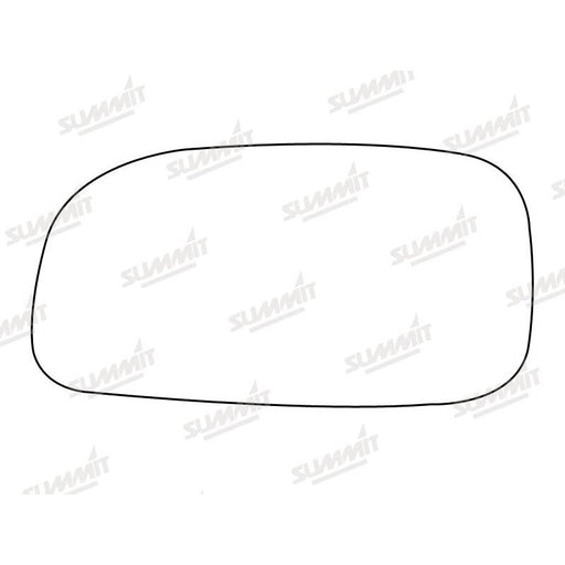 Summit Stick-On Standard Mirror Glass fits Toyota Corolla Carina LHS - Summit Shop