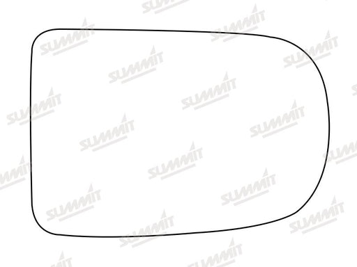 Summit Stick-On Standard Mirror Glass fits Daihatsu Mira RHS - Summit Shop
