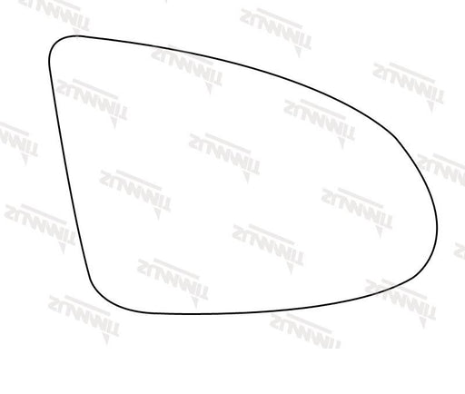 Summit Heated Base Plate With Blind Spot Mirror Glass fits Audi A2 00 to 05 RHS - Summit Shop