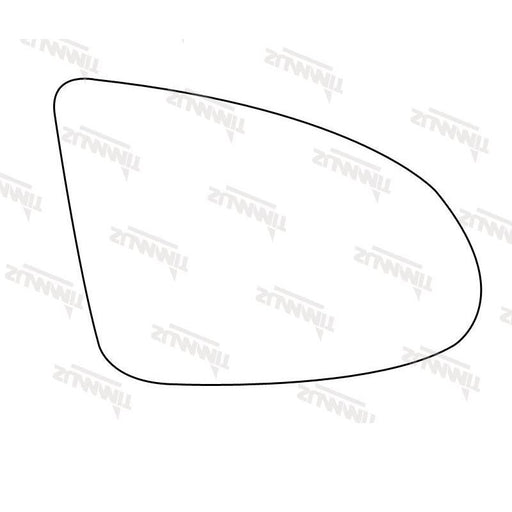 Summit Heated Base Plate With Blind Spot Mirror Glass fits Audi A2 00 to 05 RHS - Summit Shop