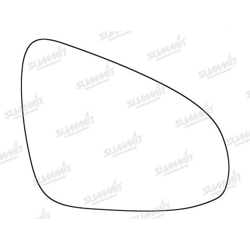 Summit Heated Base Plate With Standard Mirror Glass fits Toyota Aygo 14 on RHS - Summit Shop