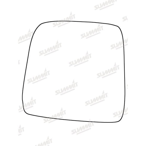 Summit Stick-On Standard Mirror Glass fits Suzuki Jimny 98 to 07 LHS - Summit Shop