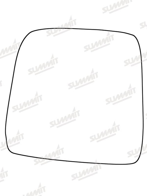 Summit Stick-On Standard Mirror Glass fits Suzuki Jimny 98 to 07 LHS - Summit Shop