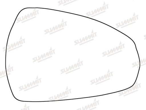 Summit Stick-On Standard Mirror Glass fits Audi A3 13 on RHS - Summit Shop