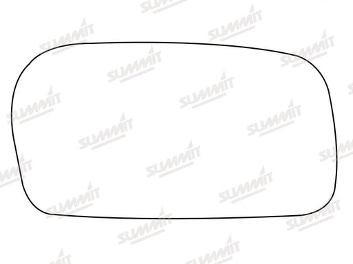 Summit Stick-On Anti Dazzle Mirror Glass fits Audi 100 91 on RHS - Summit Shop