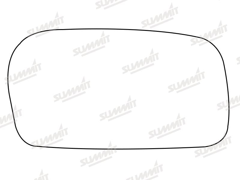 Summit Stick-On Anti Dazzle Mirror Glass fits Audi 100 91 on RHS - Summit Shop