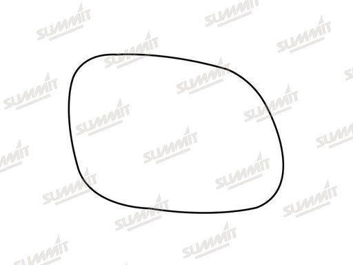 Summit Stick-On Standard Mirror Glass fits Kia Soul 14 to 17 RHS - Summit Shop