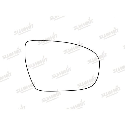 Summit Stick-On Standard Mirror Glass fits Hyundai i20 16 on RHS - Summit Shop