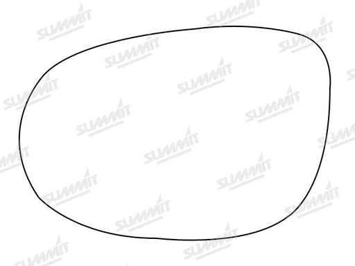 Summit Stick-On Standard Mirror Glass fits Ford Ka 09 on LHS - Summit Shop