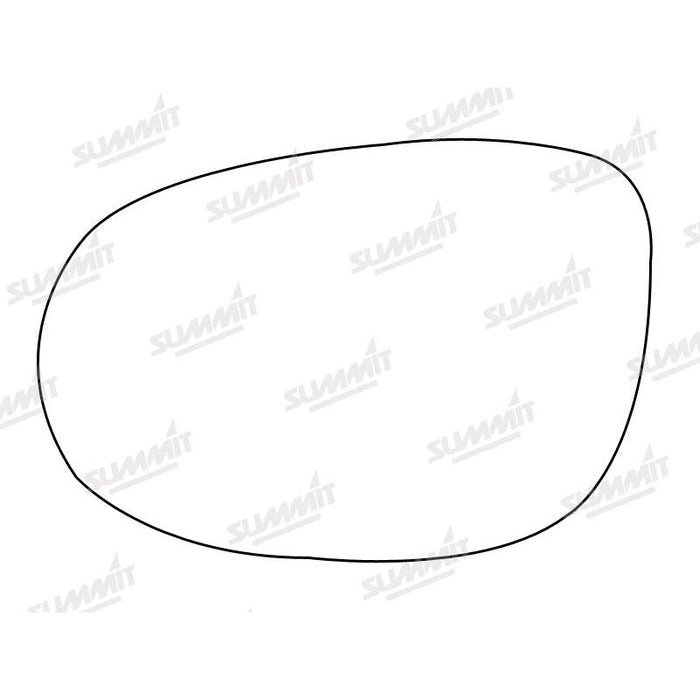 Summit Stick-On Standard Mirror Glass fits Ford Ka 09 on LHS - Summit Shop