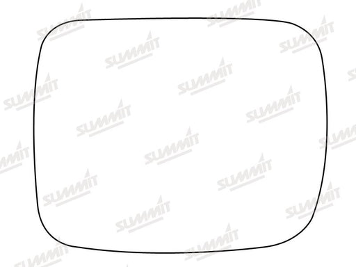 Summit Stick-On Standard Mirror Glass fits Nissan Terrano Ford Maverick LHS - Summit Shop