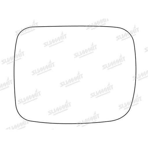 Summit Stick-On Standard Mirror Glass fits Nissan Terrano Ford Maverick LHS - Summit Shop