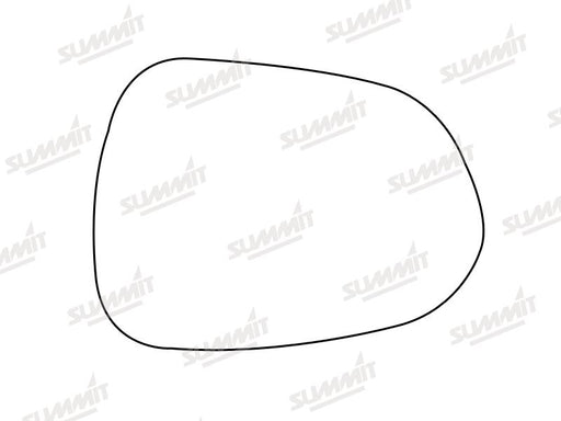 Summit Stick-On Standard Mirror Glass fits Honda Jazz 84 on RHS - Summit Shop