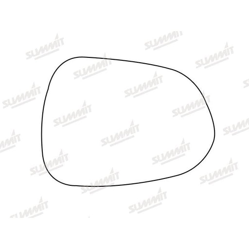 Summit Stick-On Standard Mirror Glass fits Honda Jazz 84 on RHS - Summit Shop