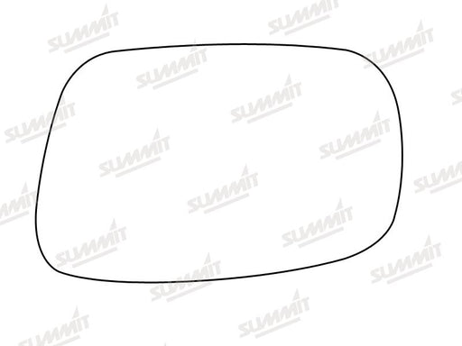 Summit Stick-On Standard Mirror Glass fits Toyota Corolla 89 to 91 RHS - Summit Shop