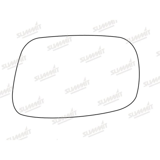 Summit Stick-On Standard Mirror Glass fits Toyota Corolla 89 to 91 RHS - Summit Shop