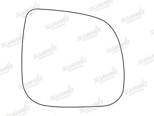 Summit Stick-On Commercial Mirror Glass fits VW Transporter T5 Caddy 2010 on RHS - Summit Shop