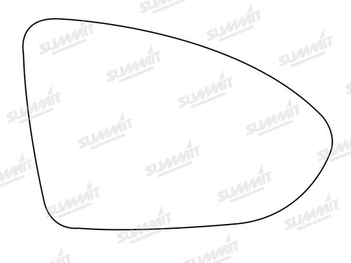 Summit Heated Base Plate With Blind Spot Mirror Glass fits VW Golf Mk 7 12 on RHS - Summit Shop