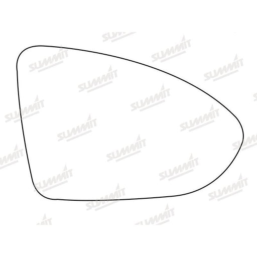 Summit Heated Base Plate With Blind Spot Mirror Glass fits VW Golf Mk 7 12 on RHS - Summit Shop
