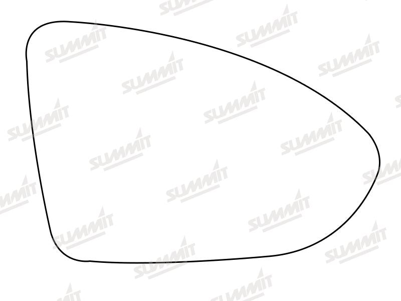 Summit Heated Base Plate With Blind Spot Mirror Glass fits VW Golf Mk 7 12 on RHS - Summit Shop