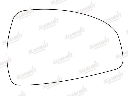 Summit Stick-On Aspheric Mirror Glass fits Audi TT 06 to 14 RHS - Summit Shop