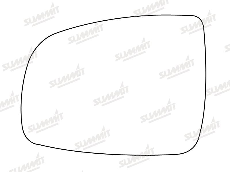 Summit Heated Backing Plate with Standard Glass fits Nissan Note 05-13 LHS - Summit Shop