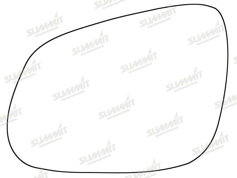 Summit Stick-On Standard Mirror Glass fits Vauxhall Viva 15 on LHS - Summit Shop