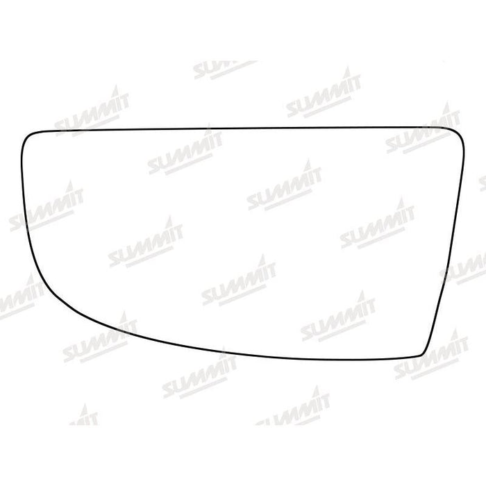 Summit Non-Heated Base Plate With Lower Blind-Spot Mirror Glass fits Ford Transit 14 to 16 LHS - Summit Shop