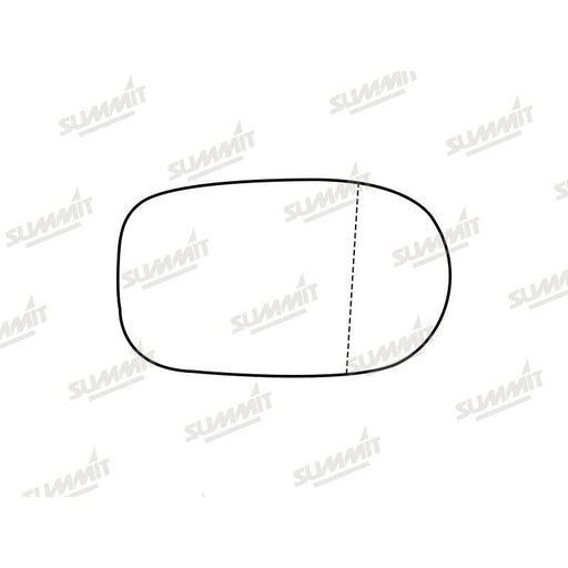 Summit Stick-On Standard Mirror Glass fits Alfa Romeo 166 97 to 07 LHS & RHS - Summit Shop