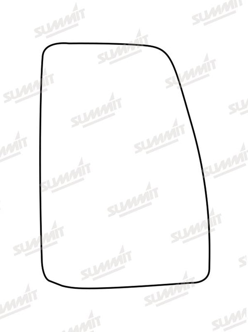 Summit Stick-On Commercial Mirror Glass fits Ford Transit Custom 12 to 17 RHS - Summit Shop