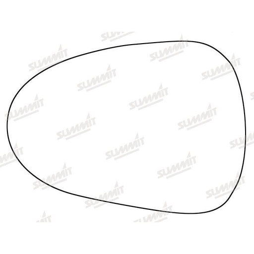 Summit Stick-On Standard Mirror Glass fits Seat Ibiza Exeo 08 on LHS - Summit Shop