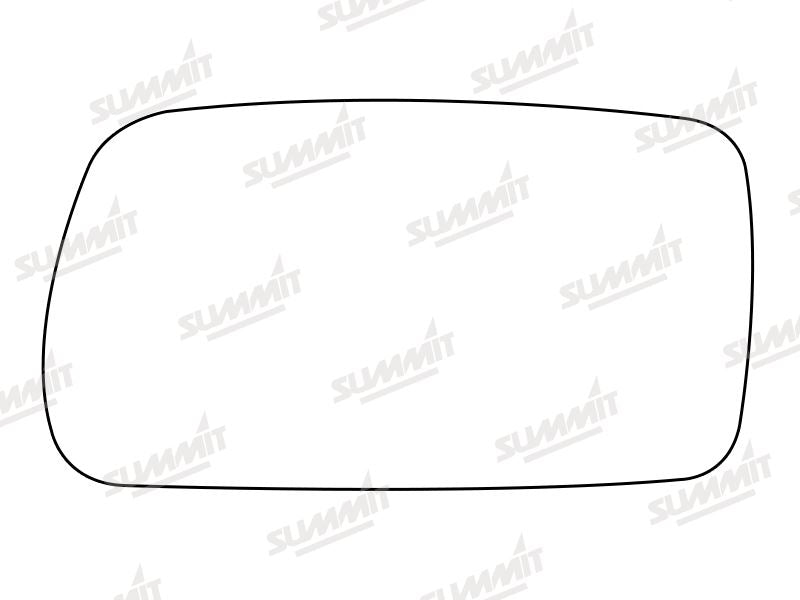 Summit Stick-On Standard Mirror Glass fits Citroen Xantia 93 on LHS - Summit Shop