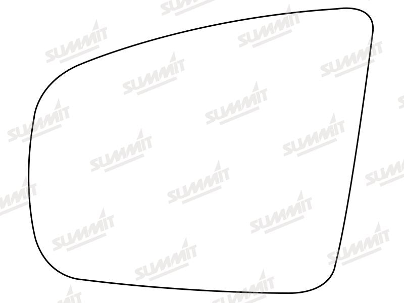 Summit Stick-On Aspheric Mirror Glass fits BMW X5 X6 LHS - Summit Shop