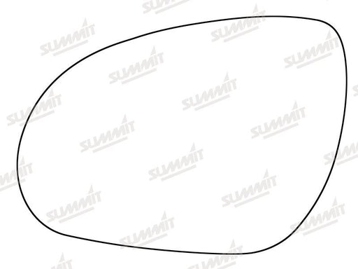 Summit Stick-On Standard Mirror Glass fits Hyundai i30 84mm LHS - Summit Shop