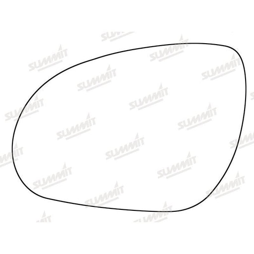 Summit Stick-On Standard Mirror Glass fits Hyundai i30 84mm LHS - Summit Shop