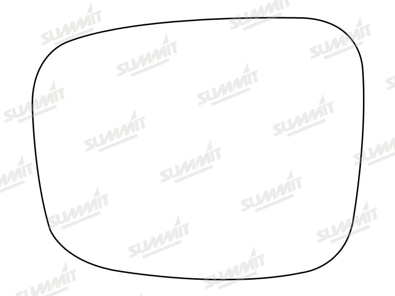 Summit Stick-On Standard Mirror Glass fits Vauxhall Frontera RHS - Summit Shop