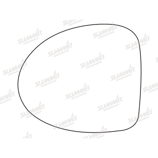 Summit Heated Base Plate With Standard Mirror Glass fits Renault Twingo 07 to 14 LHS - Summit Shop