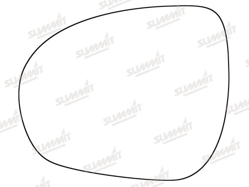 Summit Stick-On Standard Mirror Glass fits Fiat 500X 15 on LHS - Summit Shop