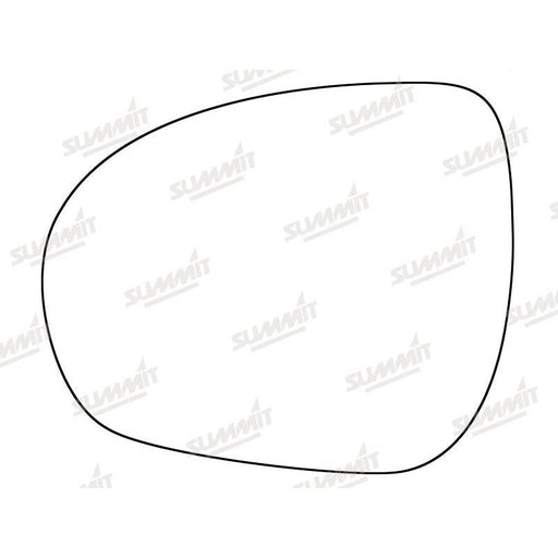 Summit Stick-On Standard Mirror Glass fits Fiat 500X 15 on LHS - Summit Shop