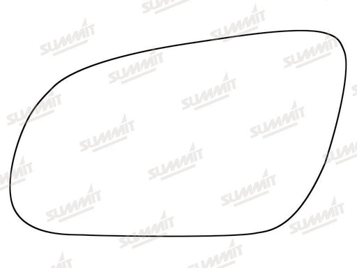 Summit Stick-On Standard Mirror Glass fits Audi A8 02 to 08 LHS - Summit Shop