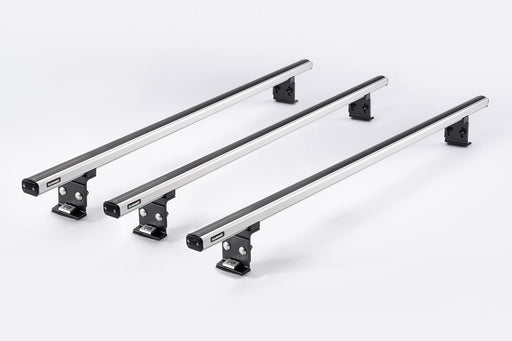 Summit Commercial 3 x Aluminium Fixed Point Roof Bars Rack 1.3m SULC-001 - Summit Shop