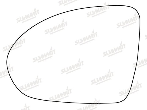 Summit Stick-On Standard Mirror Glass fits Smart Forfour 04 to 06 LHS - Summit Shop
