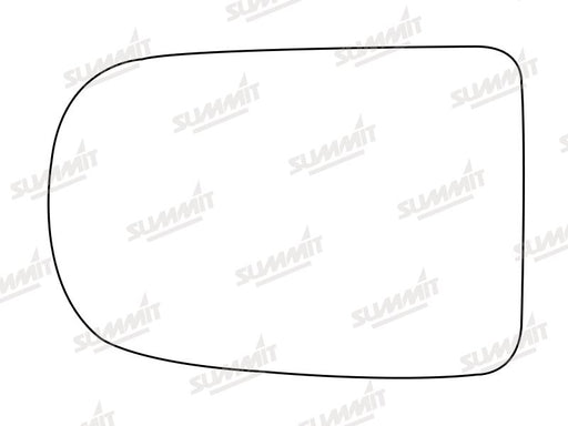 Summit Stick-On Standard Mirror Glass fits Daihatsu Mira LHS - Summit Shop