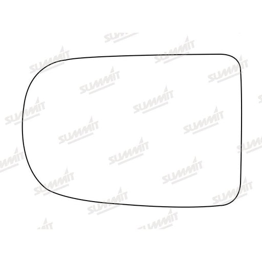 Summit Stick-On Standard Mirror Glass fits Daihatsu Mira LHS - Summit Shop